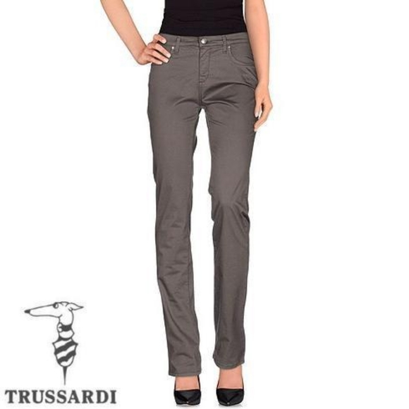 Trussardi Jeans Denim - Trussardi Jeans (Italy), Classical, Olive colour, size L 🇮🇹